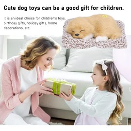 Kuuleyn Realistic Sleeping Dog, Adorable Sleeping Puppy Decorations - Gifts for Boys & Girls (Labrador)