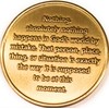 Acceptance is The Answer Beach Sunrise Bronze AA Medallion Chip