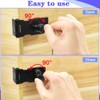 PERFETSELL 2 Pack 2.5 Inch Lock Hasp Metal Door Bolt
