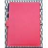 BLUESKY PRO NOTES Notebook Planner Red Faux Leather 8 1/2"