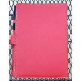 BLUESKY PRO NOTES Notebook Planner Red Faux Leather 8 1/2" x 5" NEW