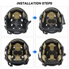 Yzpacc Airsoft Helmet Padding Helmet Pads Set, Fourth Generation Khhai