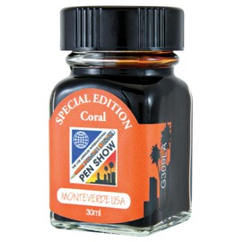 MONTEVERDE USA 30 ml LA SUPERSHOW 2019 Bottle Fountain Pen Ink (Coral) (G309LA),Orange