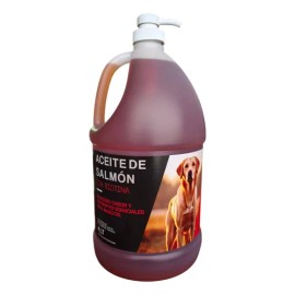Aceite De Salmón Para Perros Mas Biotina 4 Lt - Piel Y Pelo