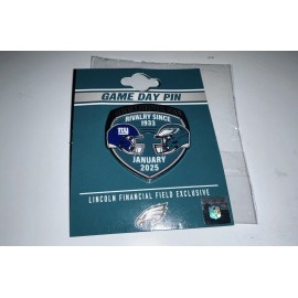 EAGLES 2025 GAME DAY  PIN VS NY GIANTS 1/5/25 SGA