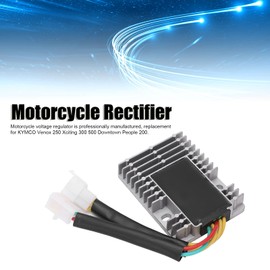Aramox Motorcycle Voltage Stabiliser Voltage Rectifier Motorcycle Voltage Regulator Motorcycles Aluminium Replacement for KYMCO Venox 250 Xciting 300 500 Downtown People 200, Default