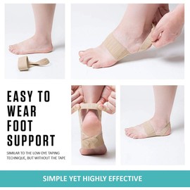 The Original X Brace - Arch Support Brace and Compression for Sever's Disease, Plantar Fasciitis, Flat Feet, Fallen Arches, Over-Pronation and Heel Pain
