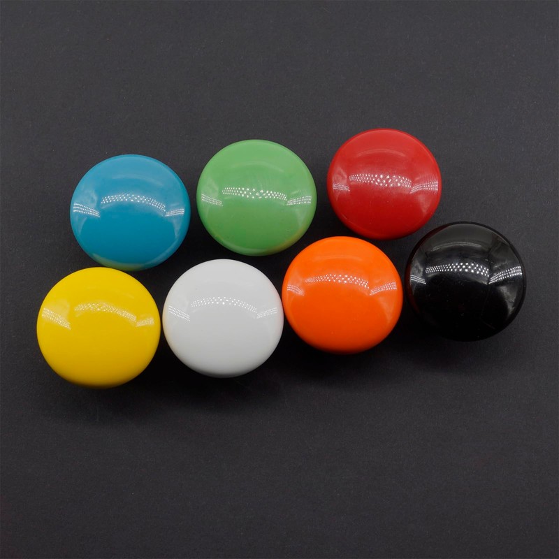 Flomore Round Ceramic Knobs for Nursery Dresser Drawers (Pack of