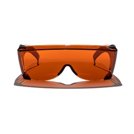 BluBlocker, StarShield Fit Over Sunglasses with Scratch Resistant Lens | Blocks 100% of Blue Light and UVA & UVB Rays | Retro | Gender Neutral for Men, Women, & Everyone | Blue Blocker | 2355K |