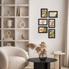 Egofine 4x6 Set of 6, Made of Solid Wood Covered