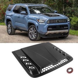 KEEPDSGN For Toyota 4runner Air Flow Intake Hood Scoop Bonnet Vent Trim Cover Matte Black