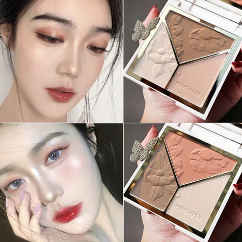 Light and Shadow Artist Blush Shading Highlights All-in-One Disc Brighten