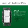 Lutron Maestro LED+ Dual Dimmer and Timer Switch for Lights