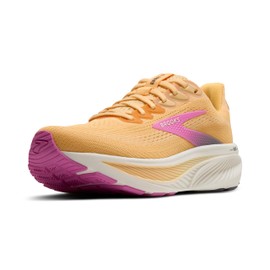 Brooks Women’s Ghost 17 Neutral Running Shoe - Apricot/Grey/Pink - 7.5 Medium