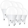 evelor GU24 LED Light Bulb,60 Watt Equivalent Daylight White 5000K,Non-Dimmable,Efficient