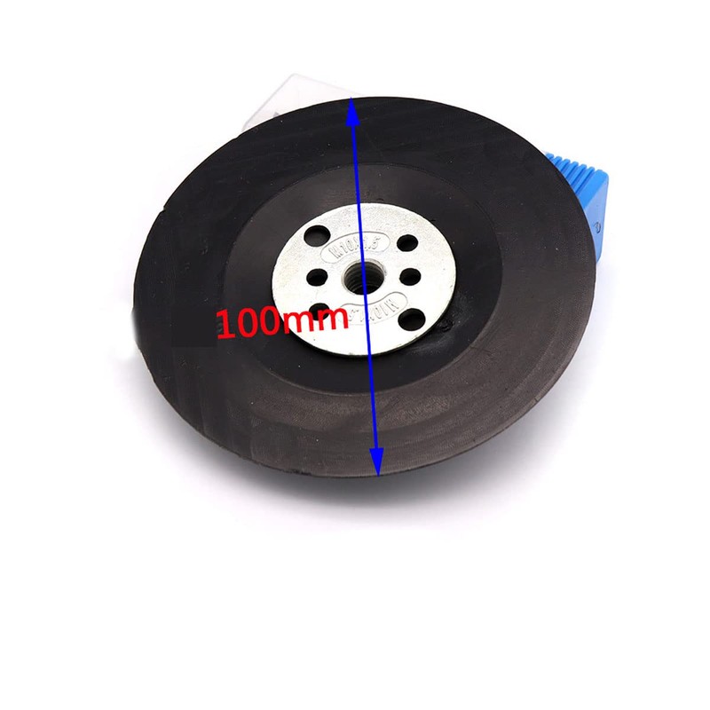 Angle Grinder Rubber Backing Pad, 4 Inch 100mm with M10