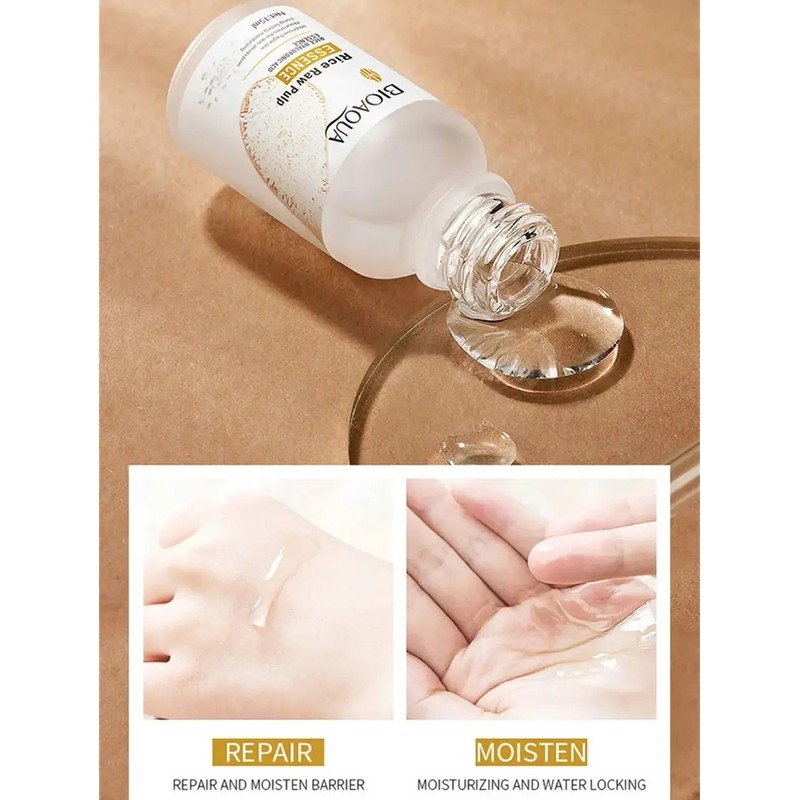 Serum Bioaqua Con Extracto De Arroz Y Ácido Hialurónico 15ml