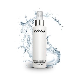 RAU Cosmetics 10% Niacinamide Booster + Zinc PCA Serum 100 ml - Anti Pigment Spots & Anti Pimples & Pores - Face Serum for Blemished Skin, Acne & Combination Skin - Niacinamide 10% + Zinc 1%