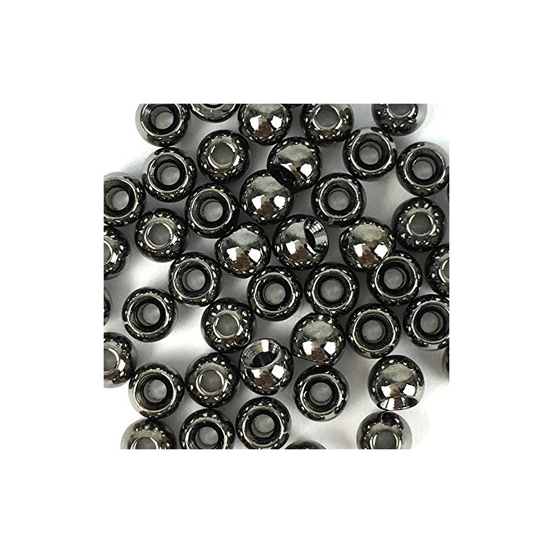 Aventik 50pc Brass Beads Tapered Hole Fly Tying Materials Lure