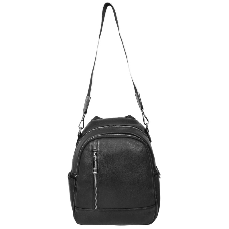 House of Luggage Small Size Womens Genuine Leather Fashion Backpack