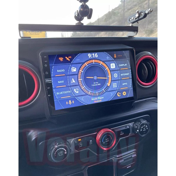 Vorally For Jeep Wrangler JL / Gladiator Radio Upgrade 18-22