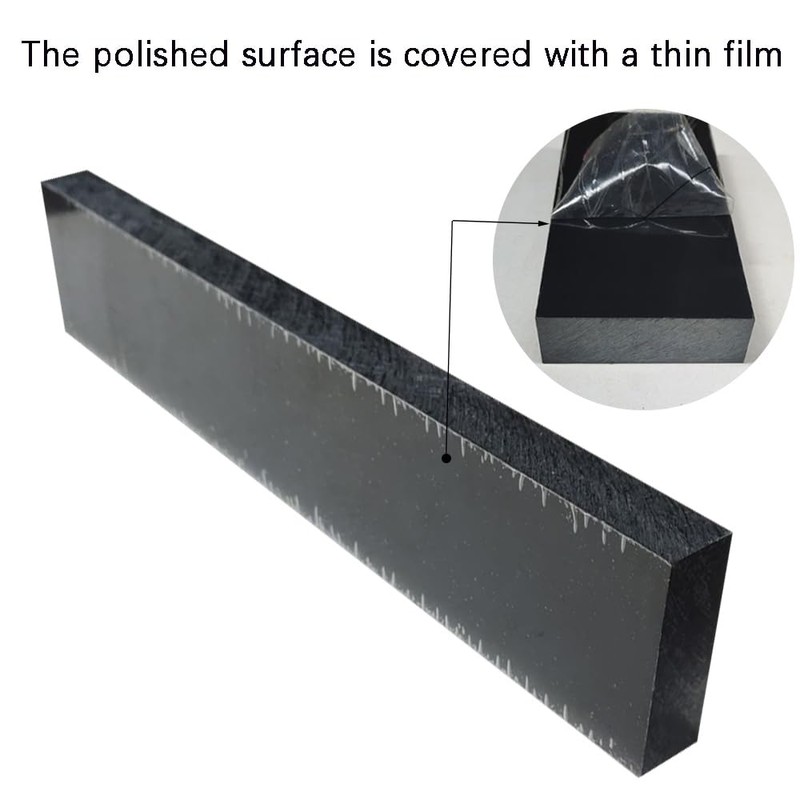 High-Density Polyethylene (HDPE) Plastic Block 1" x 3" x 16",HDPE