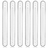 Rubber Chair Wall Protector from Chair Back, 6 Pack Clear