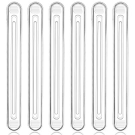 Rubber Chair Wall Protector from Chair Back, 6 Pack Clear Furniture Bumpers Silicone Cabinet Door Bumper Adhesive Wall Protector Bumpers for Shower Doors, Drawers, Car Doors, Toilet Lids