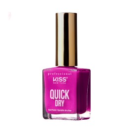 KISS NEW YORK Gel Strong Nail Polish 0.44oz (Electric Purple)