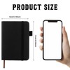 BANBAN 4 Pcs Leather Pocket Notebook A7 Note Book Pocket