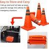 Safety Cone 28 Inch-1 Pack Collapsible Traffic Cone Pop Up