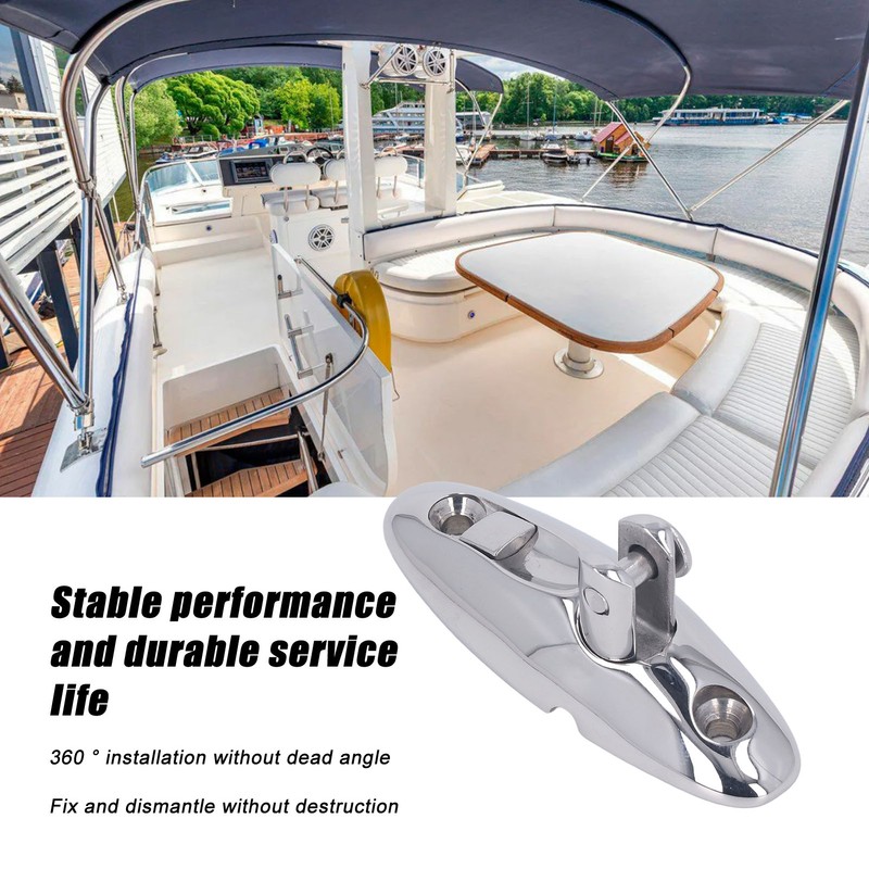 Swivel Deck Quick Release Hinge Stainless Steel 92mm Boat Bimini