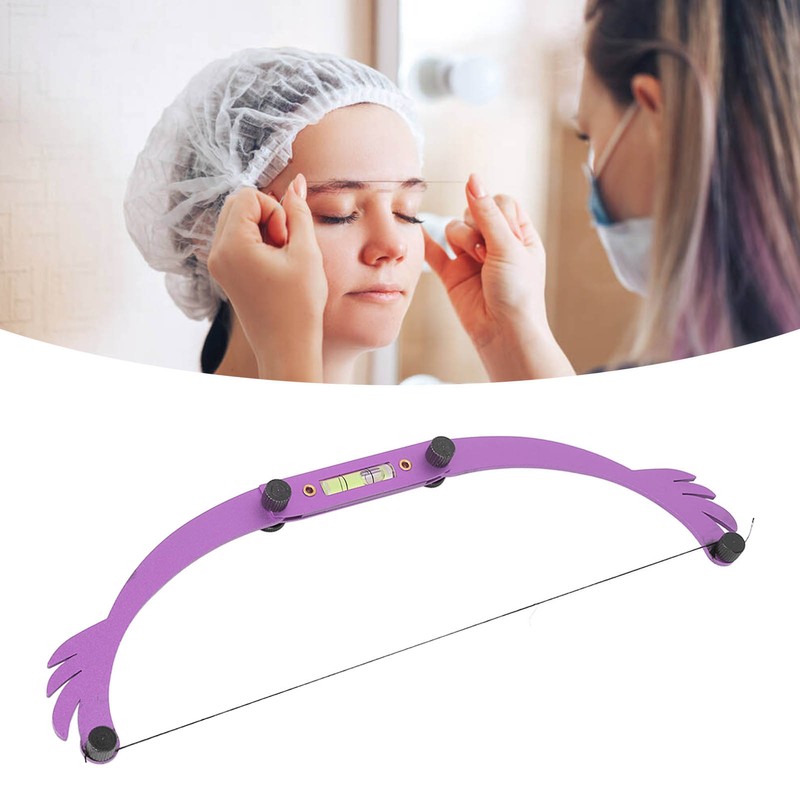 Eyebrow Line Marker Ruler Foldable Arch Microblading Eyebrow Mapping for