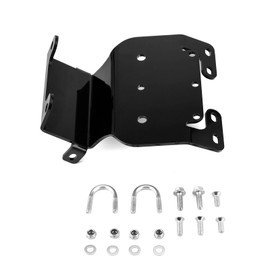 WeiSen Winch Mount Bracket Plate No Drill Compatible with Honda FourTrax TRX300(2x4*4x4) 1993-2000