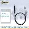 Funhoon 138-3672 Deflector Control Cable for Toro 726 OE, 824