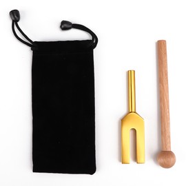 C-4096 Tuning Fork Meditation Tuning Energy Fork With Hammer Gold