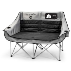 Camping Loveseat for Couples, Friends & Families, Double Camping Chair, Foldable Two Person Camping Chair for Campfire Nights, Tailgating Fun, Beach Escapes, RV Road Trips & Cozy Backyard Comfort