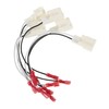 KOMBIUDA 5pcs Speaker Cable Converter Adapter Harness for Car Audio