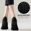 5 Pairs Pilates Grip Socks Non-Slip Yoga Socks for Women