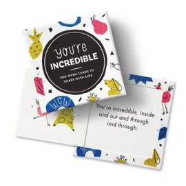 Compendium ThoughtFulls for Kids – 4-Pack of You Matter So Much, I Love You, You’re Incredible, You’re Amazing – 120 Pop-Open Cards to Share with Kids, Each with a Different Inspiring Message Inside