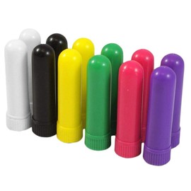 Byttlerom 12PCS New Aromatherapy Oil Aromatherapy Blank Nasal Inhaler Stick Portable