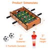Giantex 20" Foosball Table, Easily Assemble Wooden Mini Foosball Table