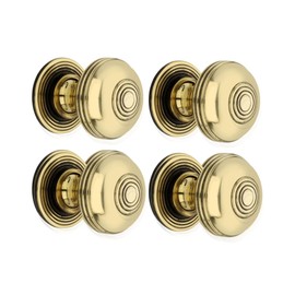 Infinity Decor Preston Traditional Style Solid Brass 32mm Cupboard Knobs Ideal for Drawers, Cupboards, Doors (Pack of 4)