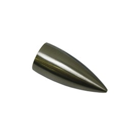 Gardinia End Pin Aluminium Stainless Steel Look Diameter 16 mm 2