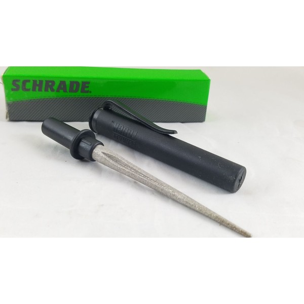 Schrade Old Timer Diamond Pocket Knife Sharpener Rod Stick Sharpening