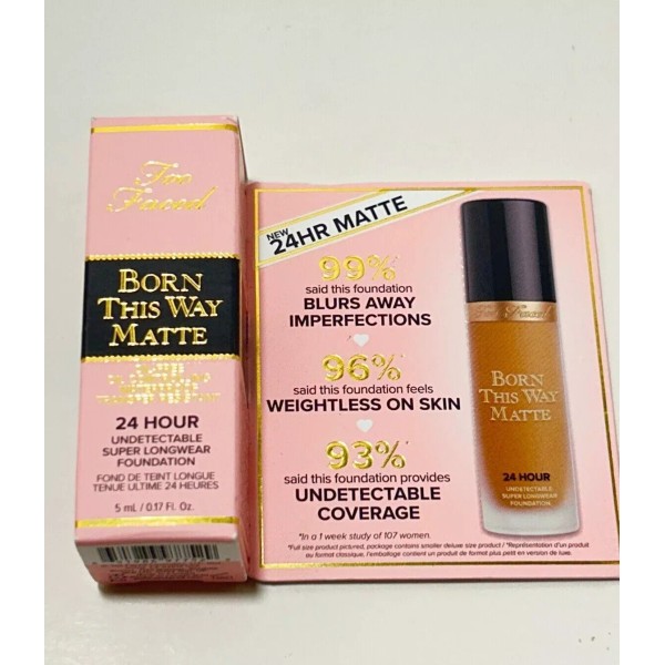 Base de maquillaje Too Faced Born This Way mate sin