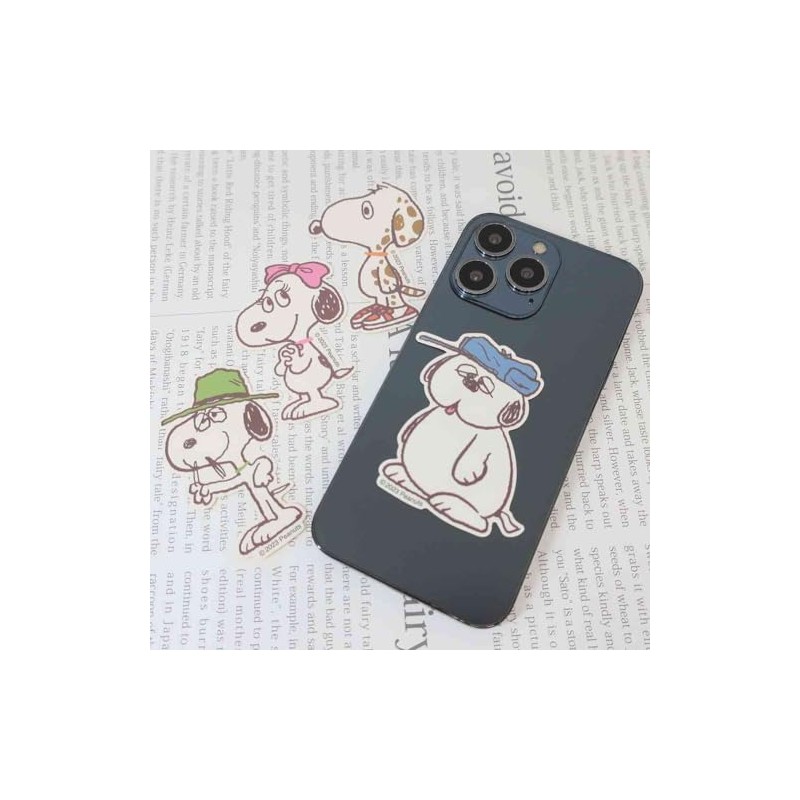 Snoopy [Character Sticker] Mini Decal Sticker / Olaf Peanuts