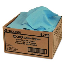 Chicopee 8725 12-Inch Length by 12-Inch Width Blue Medium Duty Durawipe Creped Towel (Case of 400)