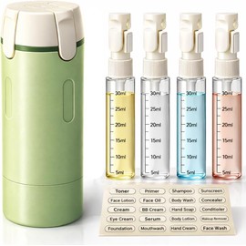 Juego De 16 Botellas De Viaje De Silicona, Contenedor De Tamaño De Viaje De 3 Oz Aprobado Por La Tsa, Sin Bpa, A Prueba De Fugas, Comprimible, Accesor