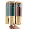 Shampoo and Conditioner Dispenser,Shower Dispenser 2 Chamber No Drill Shampoo